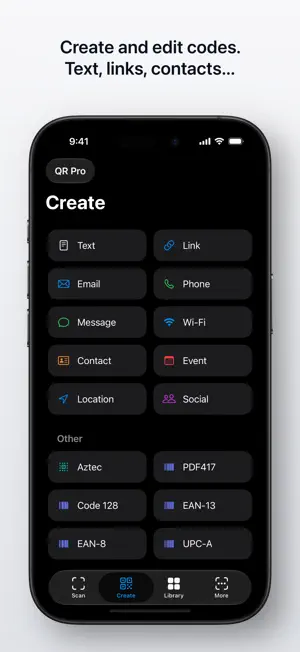 QR Pro - Code Reader & Creator screenshot 2