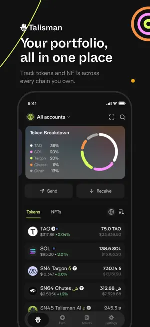 Talisman Wallet screenshot 3