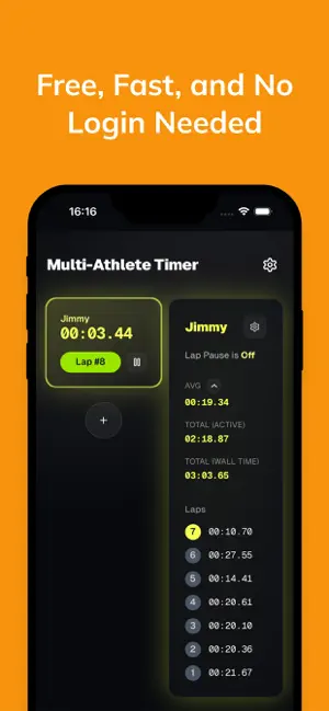 MultiLap screenshot 2