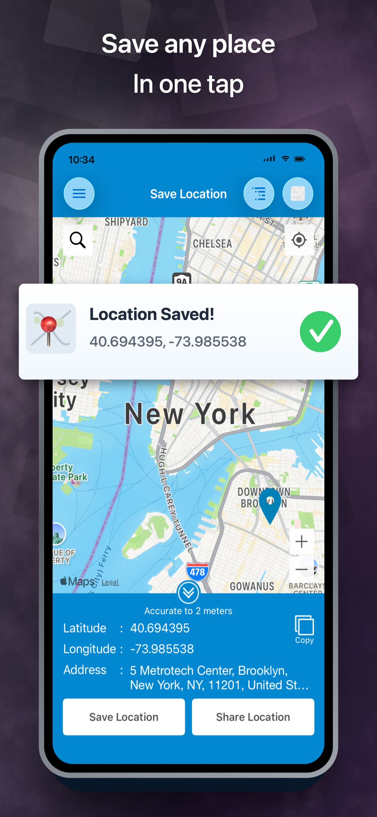 Save Location GPS