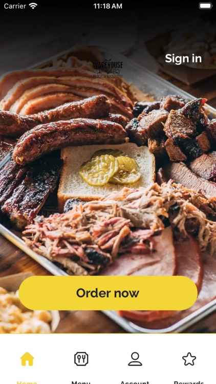 Warehouse Barbecue Co. App