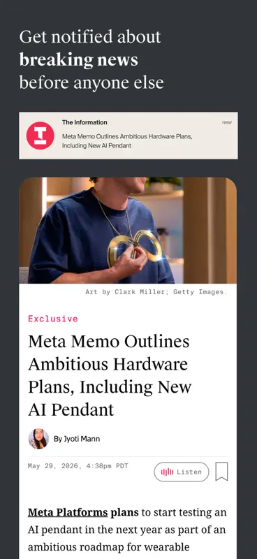 The Information: Tech News screenshot 7 of 8