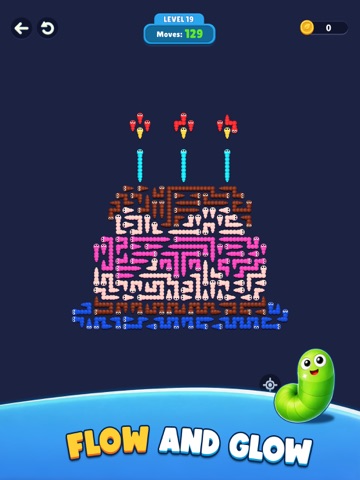 Tap Worm Out iPad screenshot