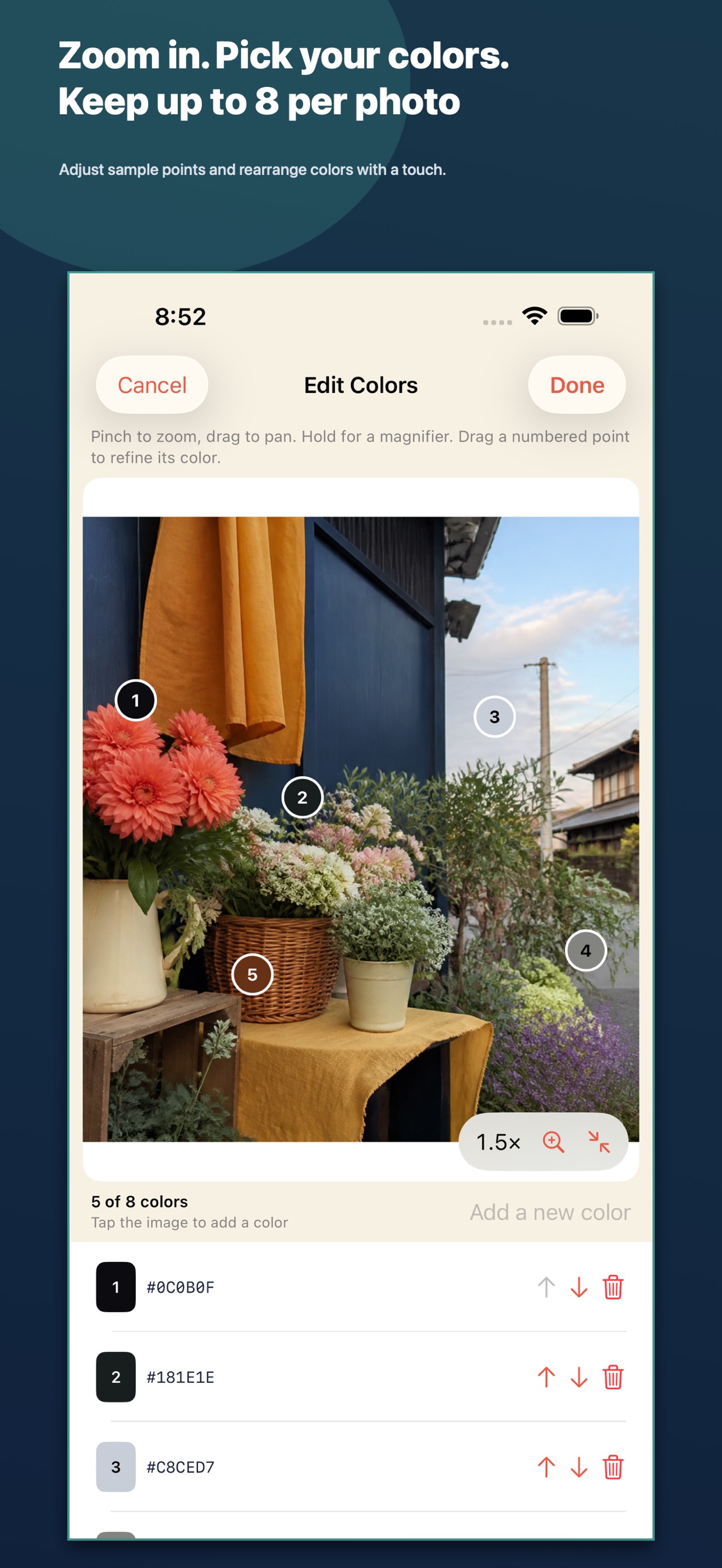 Screenshot 3 of Color Specimens: Fieldbook
