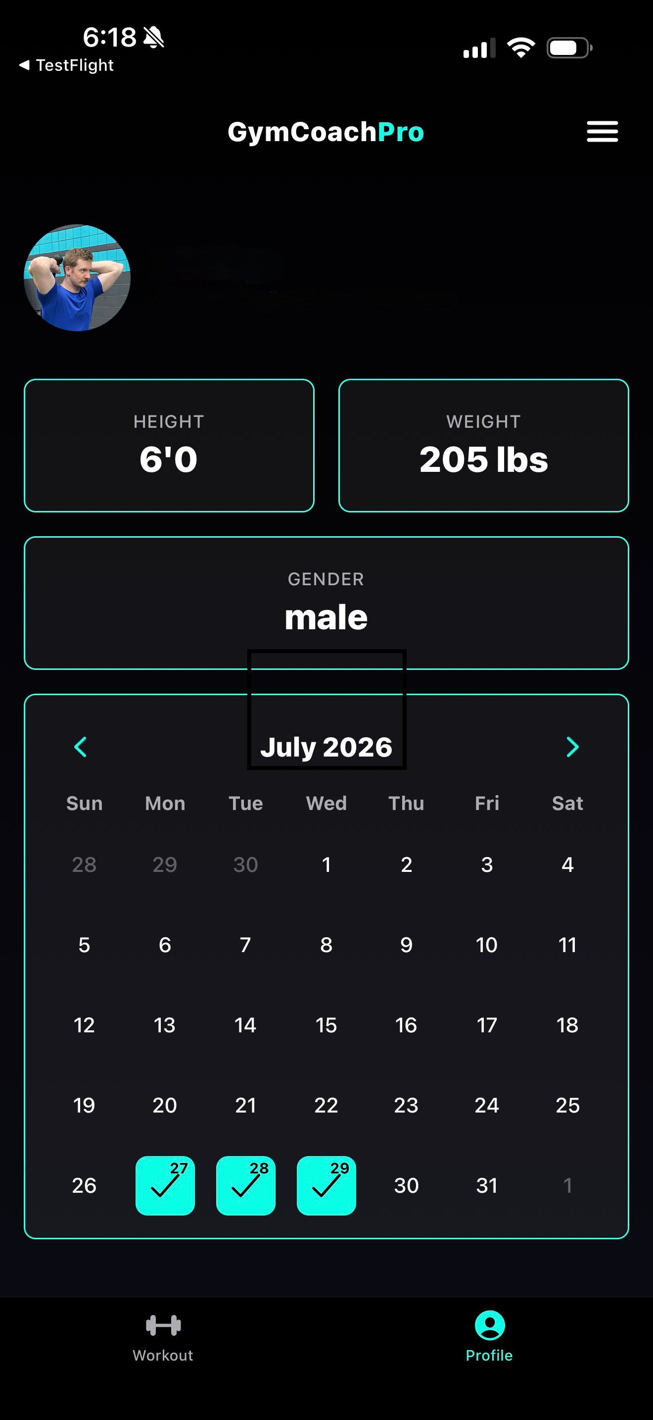 GymCoachPro screenshot 3