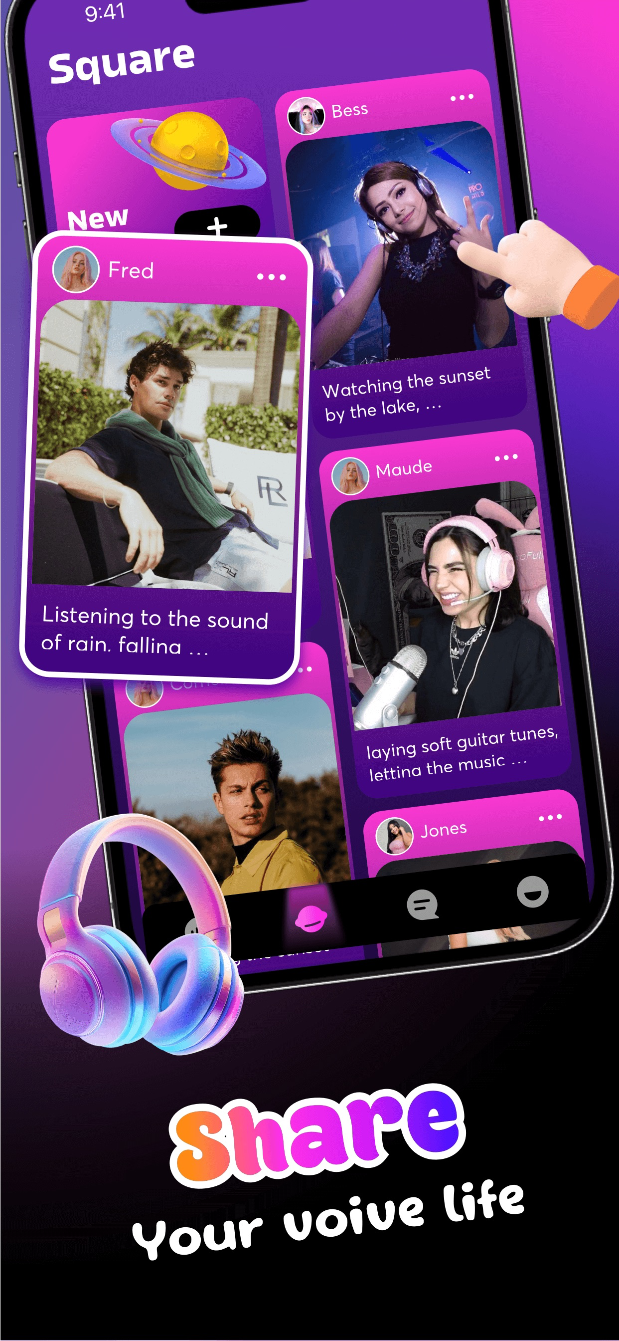 Uliee: Voice Chat & Share screenshot 2