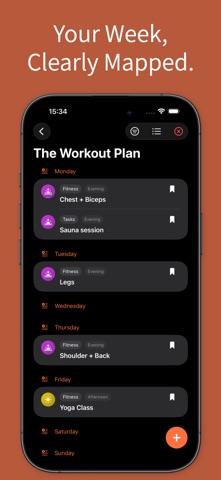 Weeksy screenshot