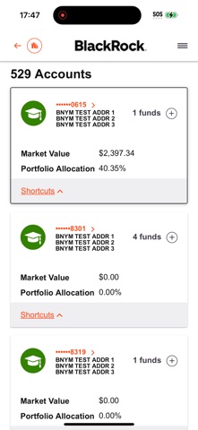 BlackRock® Active Investor iPhone screenshot