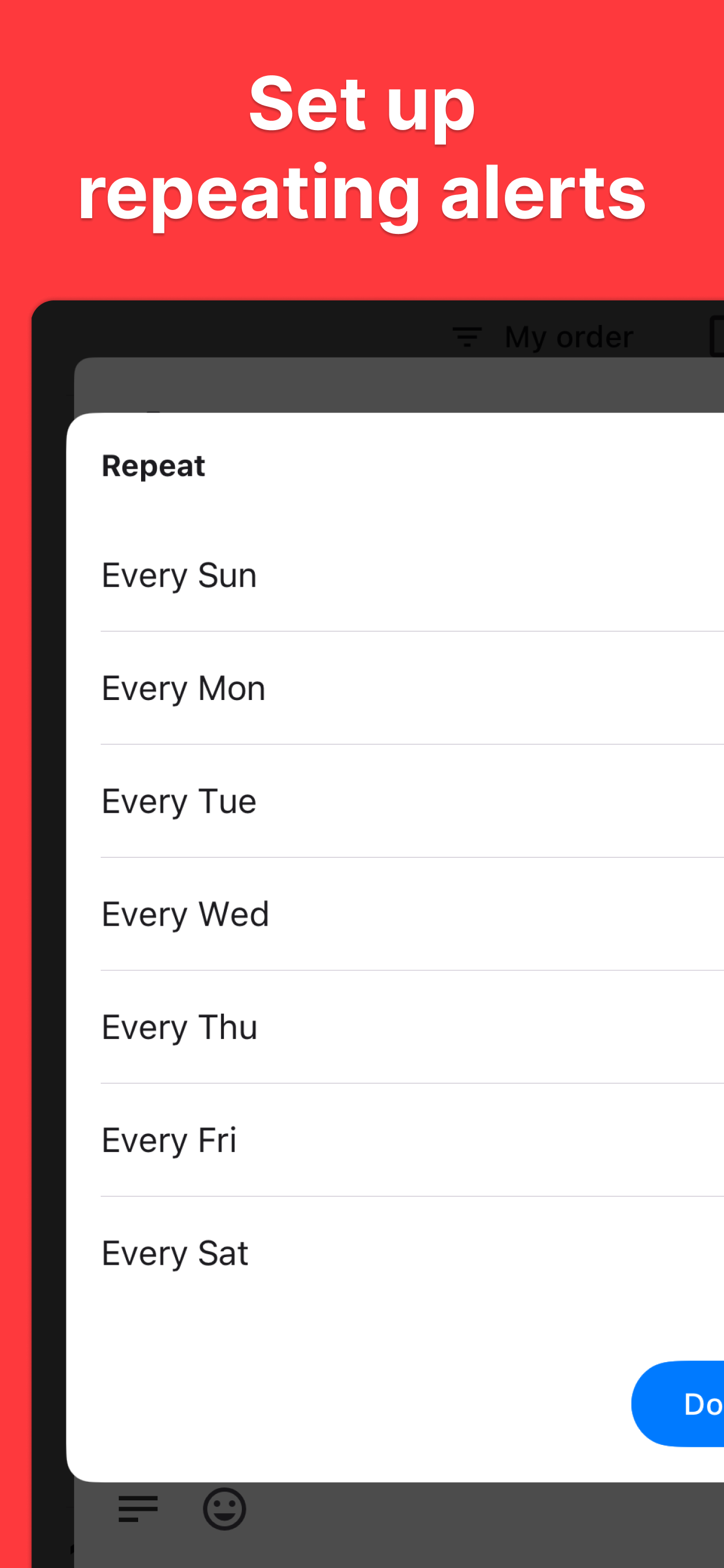 NoticeMemo - Create alerts