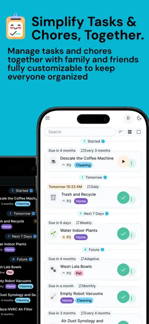 Donetick: Shared Chore Chart screenshot 1