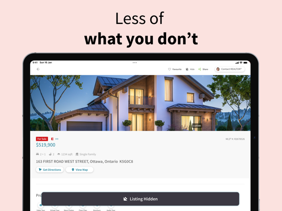 REALTOR.ca Real Estate & Homes iPad screenshot 7 - Lifestyle app