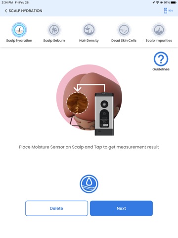 ChoiceDx Pico Scalp iPad screenshot