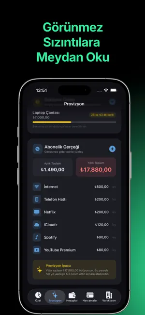 Provizyon: Bütçe ve Varlık screenshot 2
