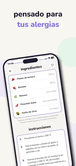 Captura de pantalla de Menoo - Menu De La Semana en iPhone 4