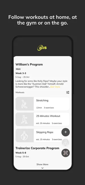 Axis Fitness Method screenshot 3