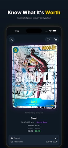 OneRip - Card Pack Simulator iPhone screenshot