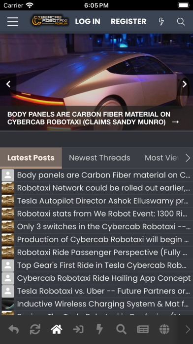 Cybercab Robotaxi Screenshot