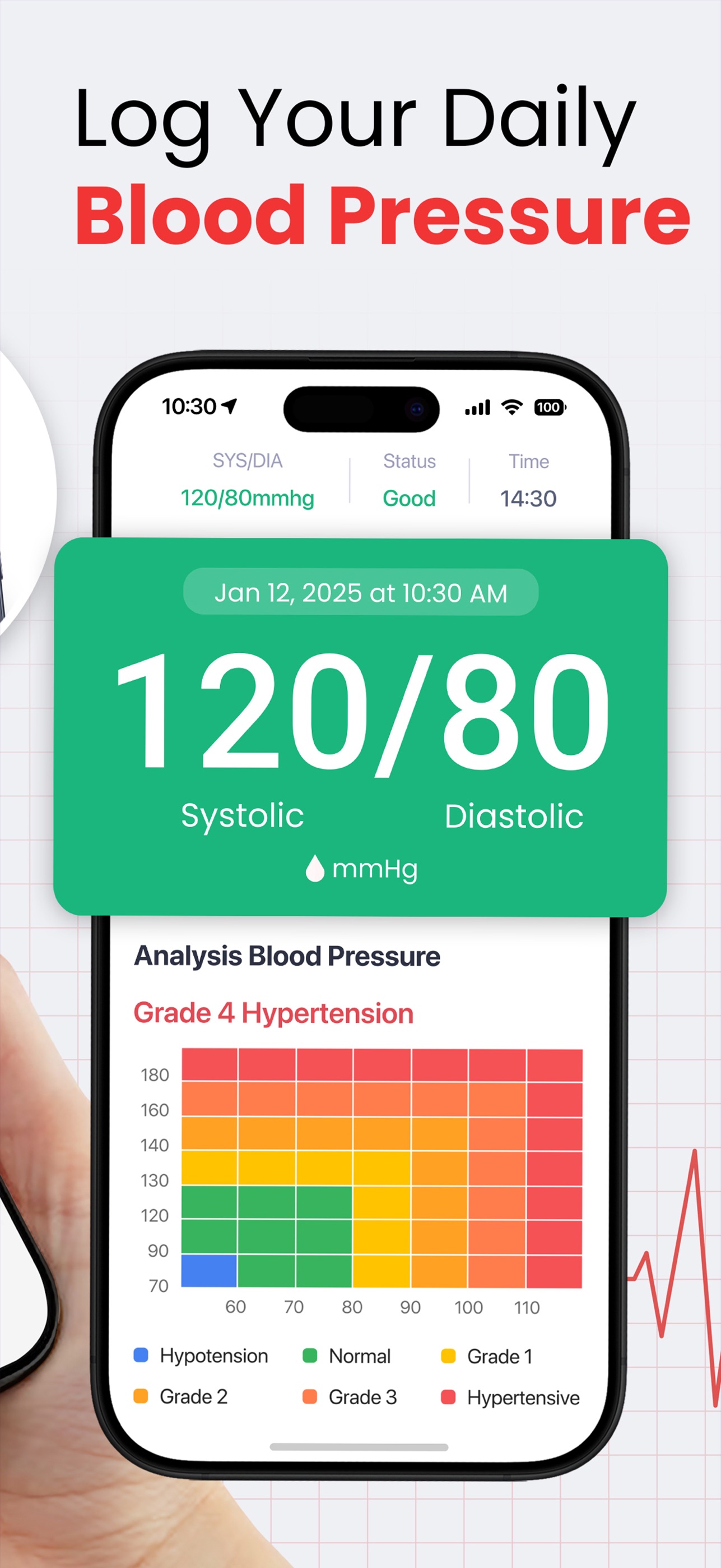 Screenshot 2 of Heartory: Pulse & BP Monitor