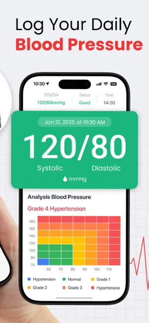 Heartory: Pulse & BP Monitor screenshot 2
