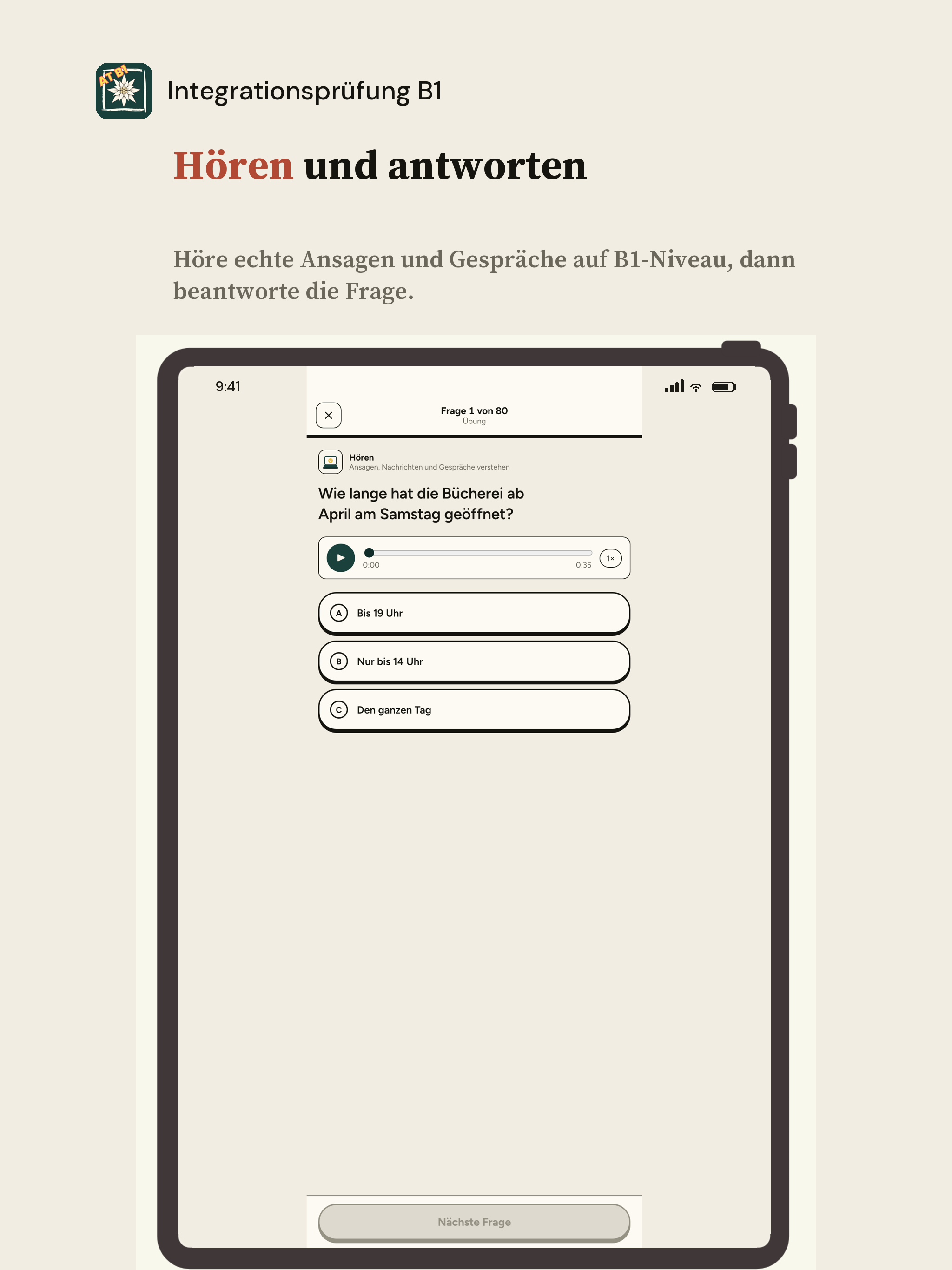 Integrationsprüfung B1 screenshot 10