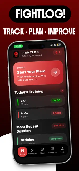 FightLog - Boxing Timer screenshot 1