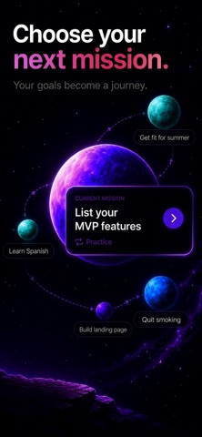 ATLVL: AI Habit & Goals iPhone screenshot