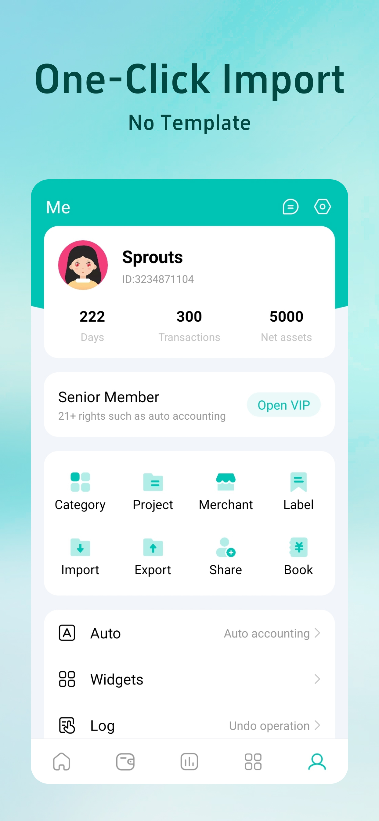 Sprouts-Money Expense & Budget
