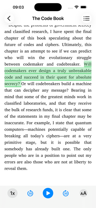 EPUB Player Screenshot 1 of 4