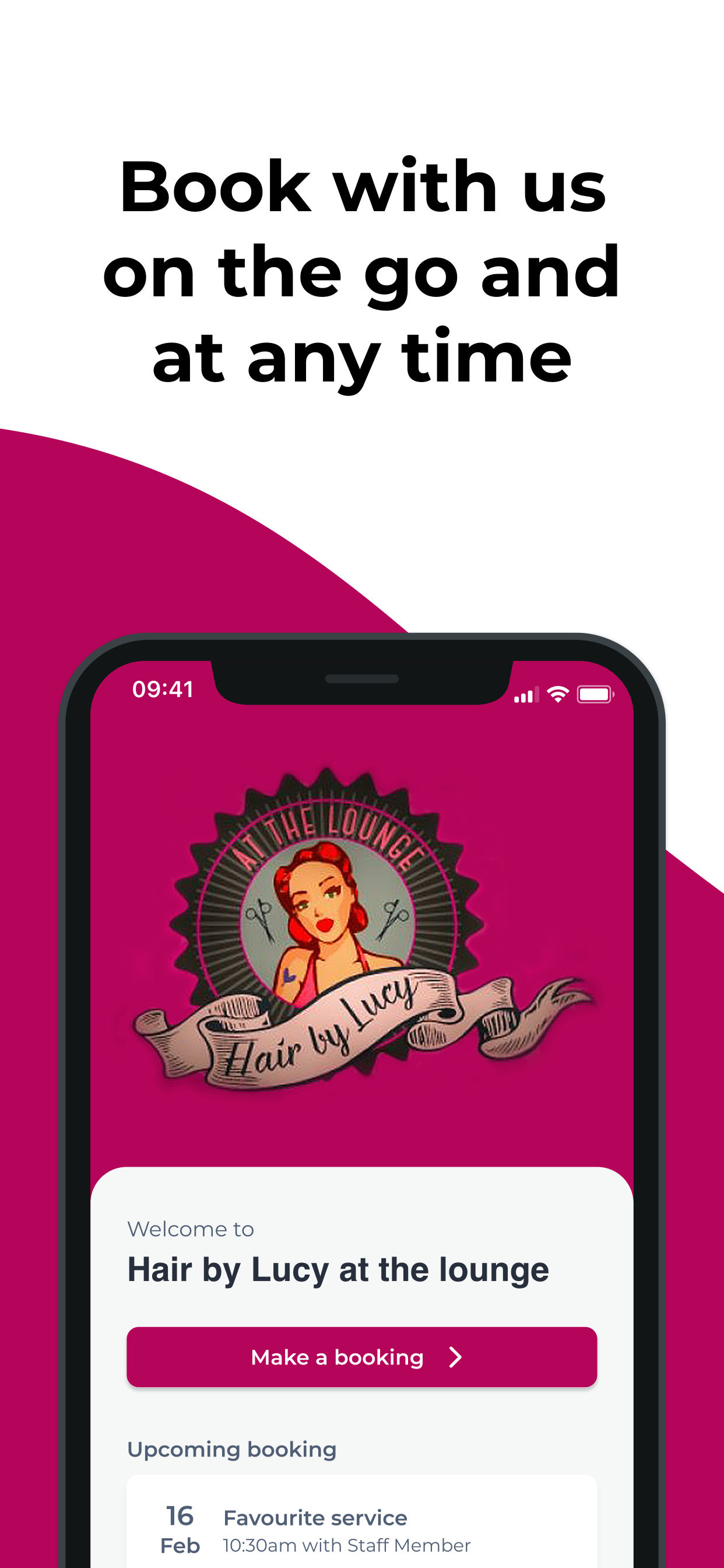 Hair by Lucy at the lounge