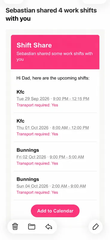 My Shift Share screenshot 2 of 9
