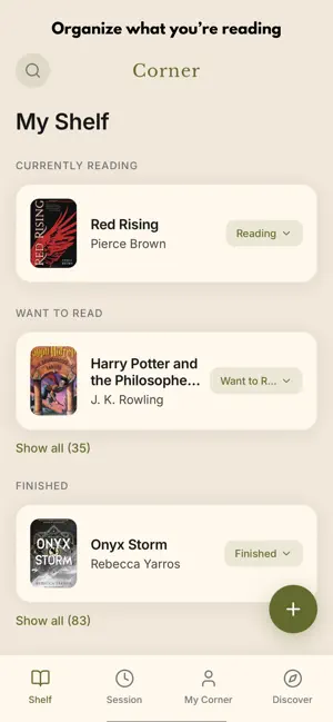 Corner - Reading App screenshot 3
