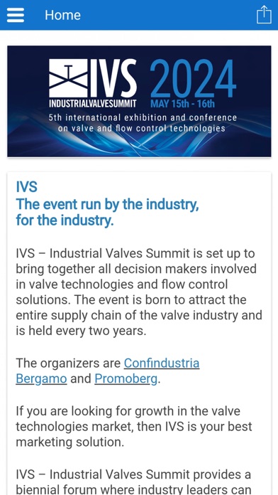 Industrial Valve Summit - IVS Screenshot