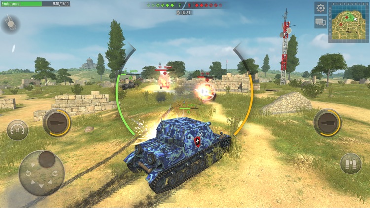 Battle Tanks: Tank War Games screenshot-9
