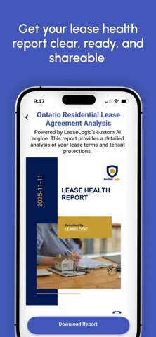 LeaseLogic: AI Lease Review screenshot