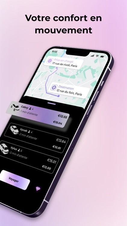 Cabvy : Commandez un trajet