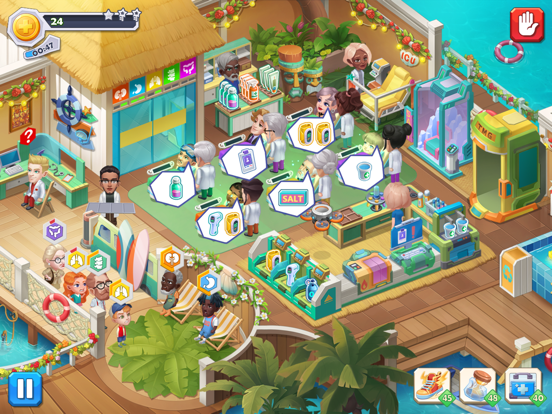 Clinic Mania : Hospital Sim iPad screenshot 4 - Games app