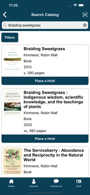 Bentonville Library screenshot 2