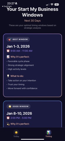 StarPath Calendar iPhone screenshot