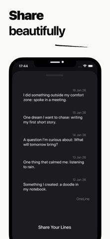 OneLine: Daily Journaling Screenshot 5 of 5