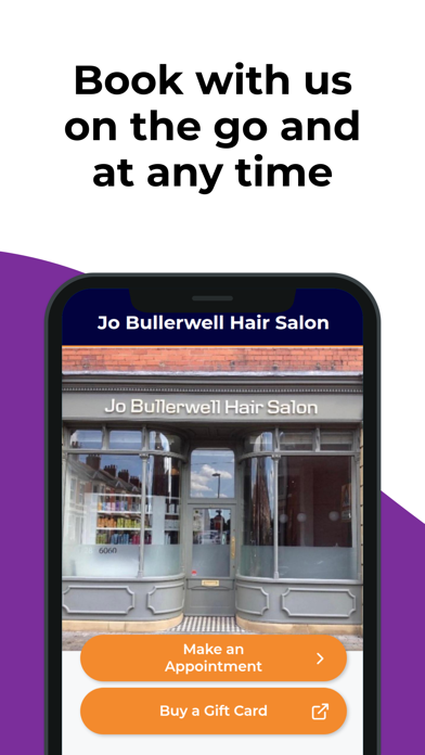 Jo Bullerwell Hair Salon iPhone screenshot