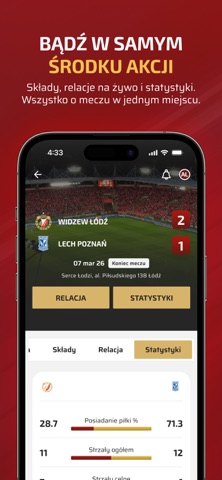 Widzew Łódź screenshot