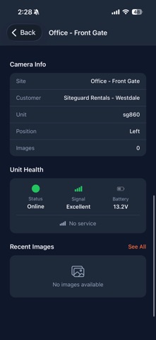 Siteguard Foreman screenshot