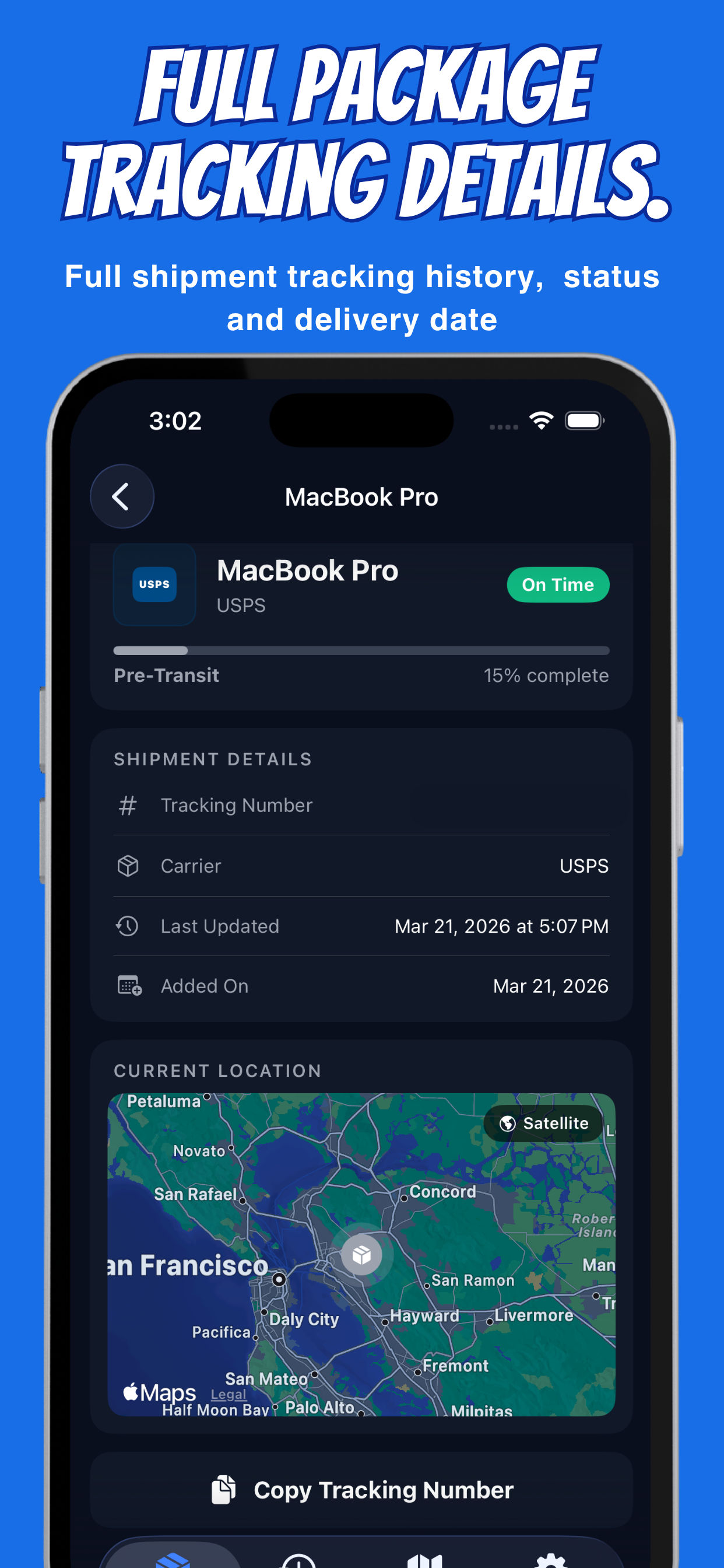 Package Tracker: Ship & Track