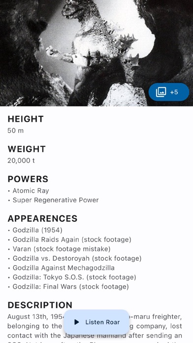The Kaiju Encyclopedia Screenshot