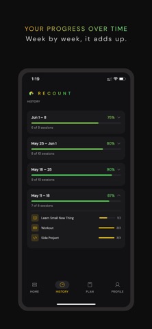 Recount : Your Life, Your Pace screenshot