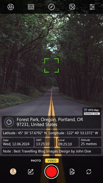 GPS Map Camera Lite: Timestamp
