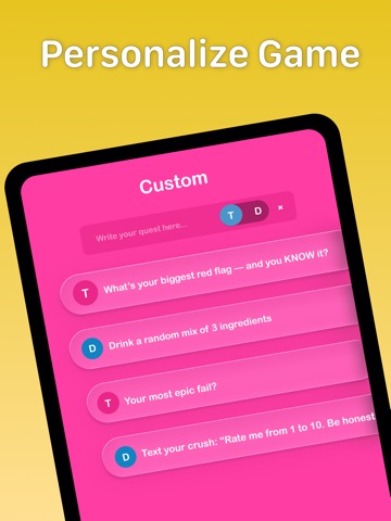 Truth or Dare - PartyVibes iPad screenshot
