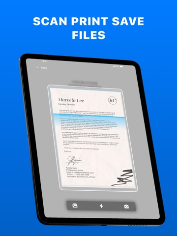 Document & Photo Printer iPad screenshot