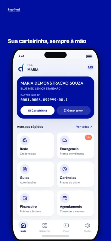 Blue Med App screenshot 1 of 5
