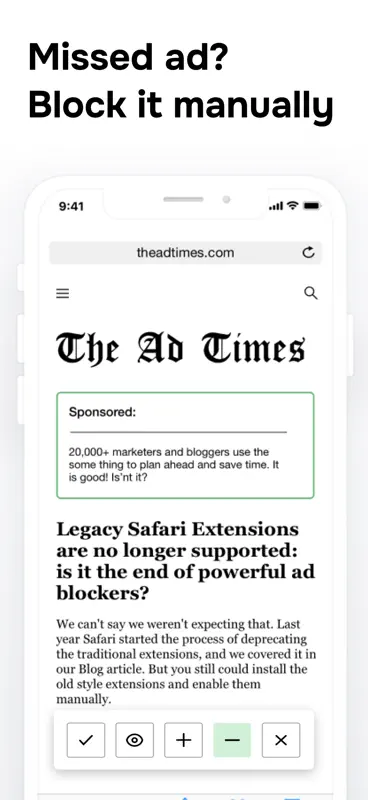 AdGuard Ad Blocker for Safari screenshot 3 of 6